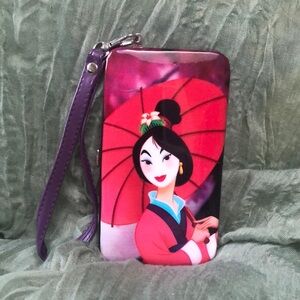 Loungefly Disney Mulan Wristlet Wallet Vintage EUC